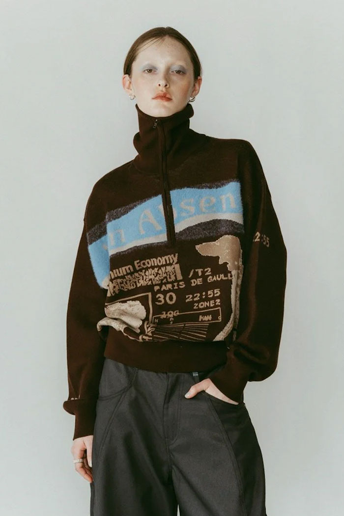 Knuth Marf クヌースマーフ コンセプト ジャカード ニット concept