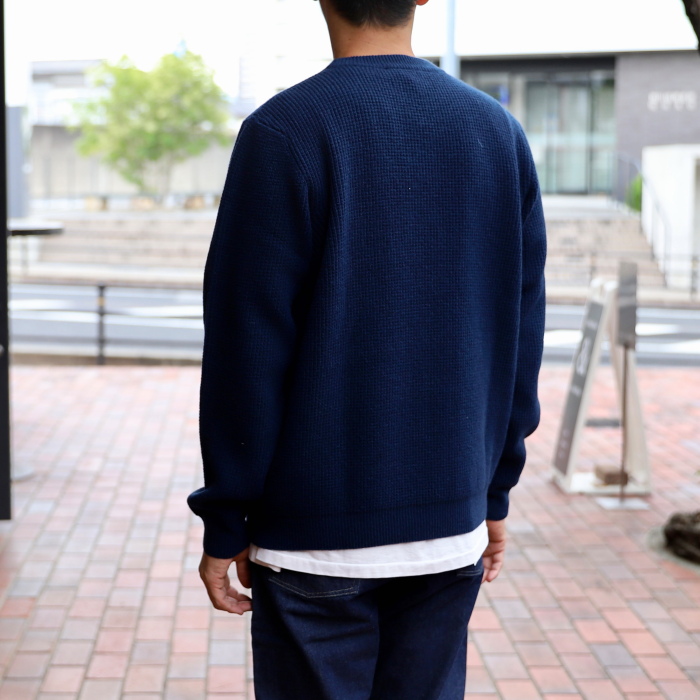 メゾンキツネ maison kitsune ウールコート 水色