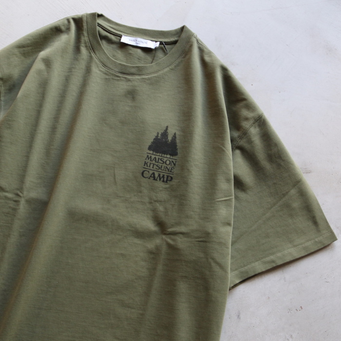 メゾンキツネ Tシャツ MAISON KITSUNE ミニ MK キャンプ ルーズ Tシャツ MINI MK CAMP LOOSE TEE-SHIRT  ダークカーキ DARK KHAKI 2022春夏新作 : kmm12340 : Charger.web-store - 通販 -  Yahoo!ショッピング