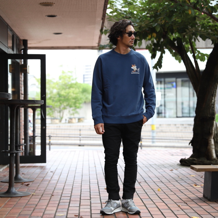 メゾンキツネ スウェット MAISON KITSUNE ドレスド フォックス