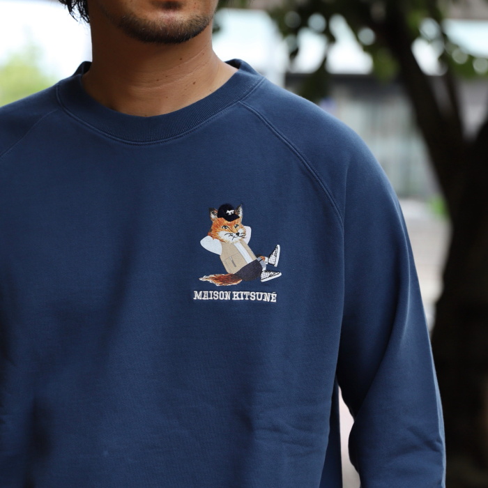 メゾンキツネ スウェット MAISON KITSUNE ドレスド フォックス