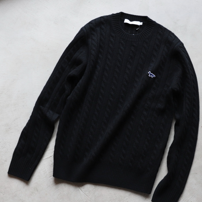 MAISON KITSUNE メゾン キツネ ネイビー NAVY ニットウェア レディース