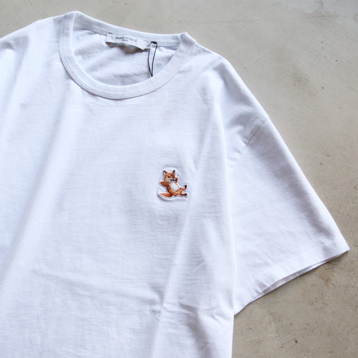 メゾンキツネ Tシャツ MAISON KITSUNE チラックスフォクスパッチT