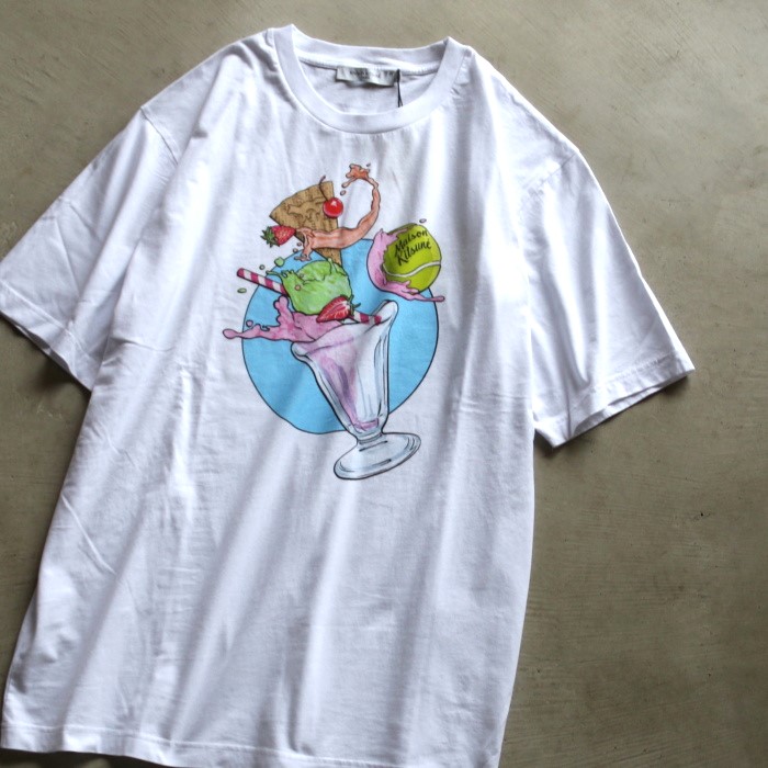 メゾンキツネ　Tシャツ　アイスクリーム MAISON KITSUNE メゾンキツネ Tシャツ アイスクリーム