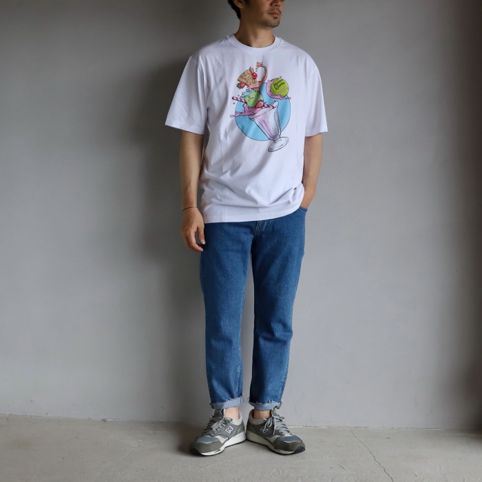 メゾンキツネ Tシャツ MAISON KITSUNE アイスクリーム スプラッシュ Tシャツ ICE CREAN SPLASH COMFORT TEE  ホワイト WHITE 2023春夏新作 : kmm33010 : Charger.web-store - 通販 - Yahoo!ショッピング