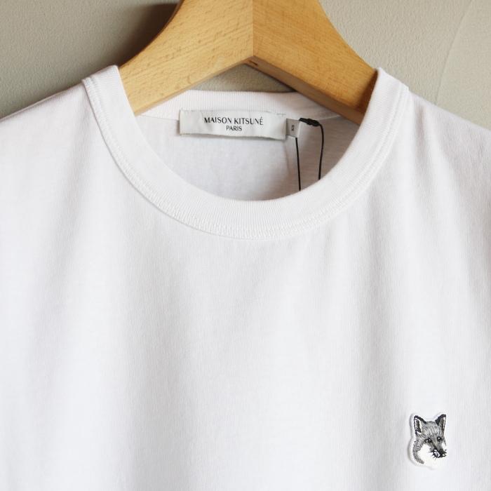 MAISON KITSUNE メゾンキツネ Tシャツ グレーフォックスヘッド