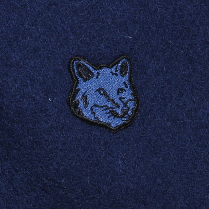 メゾンキツネ マフラー MAISON KITSUNE ウールスカーフ WOOL SCARF