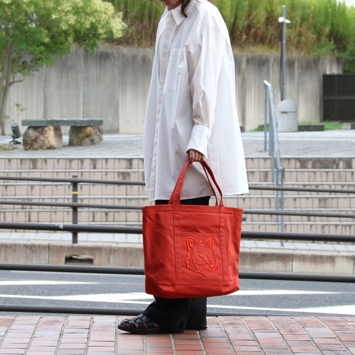 MAISON KITSUNE メゾンキツネ バッグ フォックス ヘッド ラージ