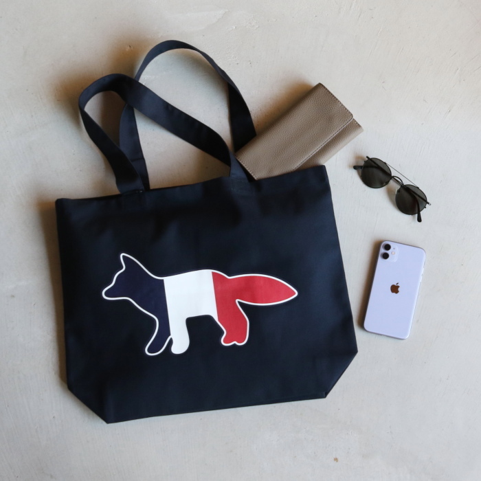 MAISON KITSUNE メゾンキツネ トートバッグ トリコロール MAISON KITSUNE メゾンキツネ トートバッグ トリコロール