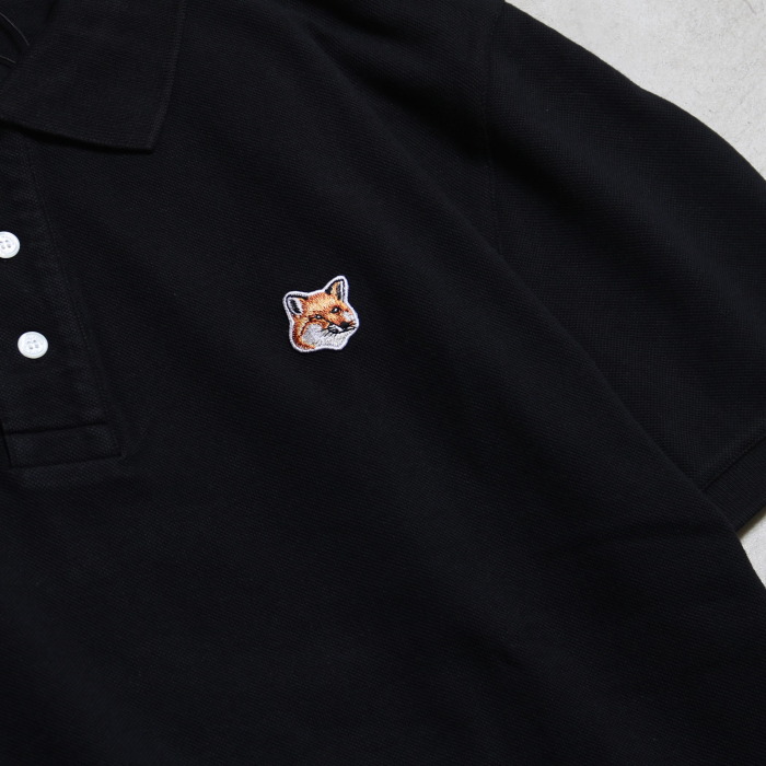 MAISON KITSUNE メゾンキツネ ポロシャツ フォックス ヘッド