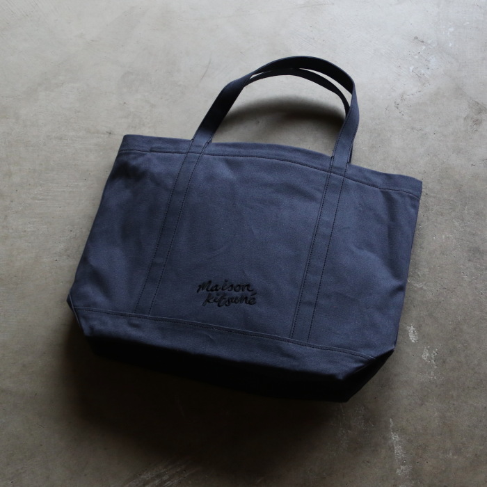 メゾンキツネ バッグ MAISON KITSUNE フォックス ヘッド ラージ トート バッグ FOX HEAD LARGE TOTE BAG  2色展開 【ラージ】 2024春夏新作