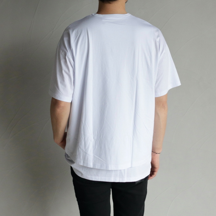 STAMPD Tシャツ スタンプド ダブルレイヤーTシャツ Double Layer Tee ホワイト WHITE 2021春夏新作