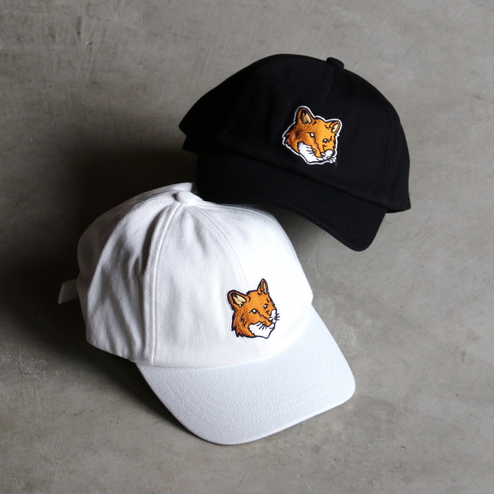 激安本物 MAISON KITSUNE ラージ キャップ メゾンキツネ 20%OFF SALE 帽子