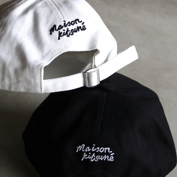 MAISON KITSUNE メゾンキツネ キャップ ラージフォックス ヘッド