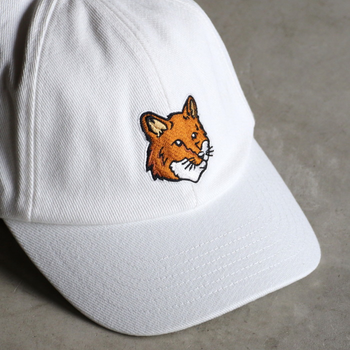 MAISON KITSUNE メゾンキツネ キャップ ラージフォックス ヘッド