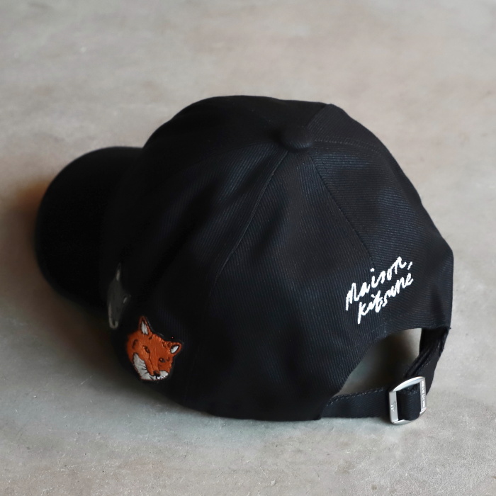 新品未使用 Maison Kitsuné メゾンキツネ ダブルフォックスキャップ MAISON KITSUNE（メゾン キツネ） キャップ ダブル フォックスヘッド