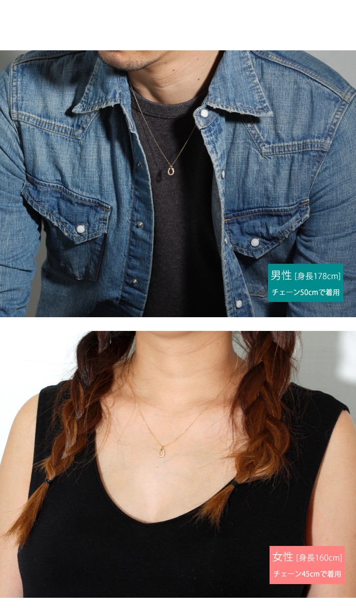 SYMPATHY OF SOUL スモールホースシュー+チェーン K18 Sympathy of Soul SYMPATHY OF SOUL Small Charn Necklace