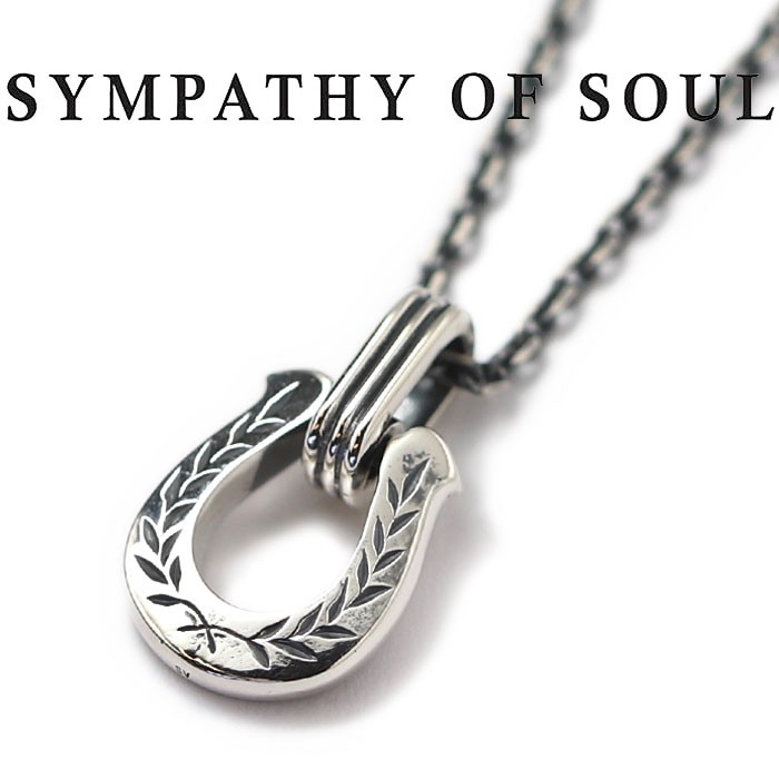 シンパシーオブソウル ネックレス SYMPATHY OF SOUL ホースシューアミュレットネックレス ローレル シルバー Horseshoe  Amulet Necklace Laurel SILVER