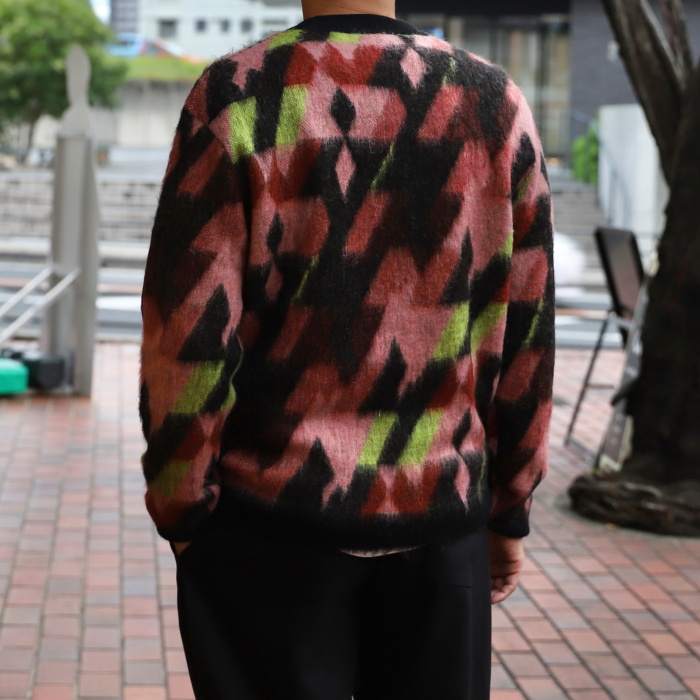 MAISON KITSUNE メゾンキツネ ニット グラフィック モヘア ジャカード