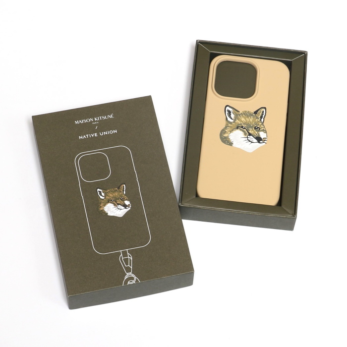 メゾンキツネ 小物 iPhoneケース MAISON KITSUNE フォックスヘッド