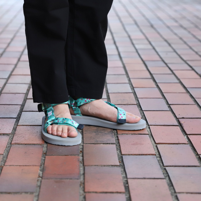 SUICOKE / スイコック Vibram ハラコ レザー サンダル ビブラム