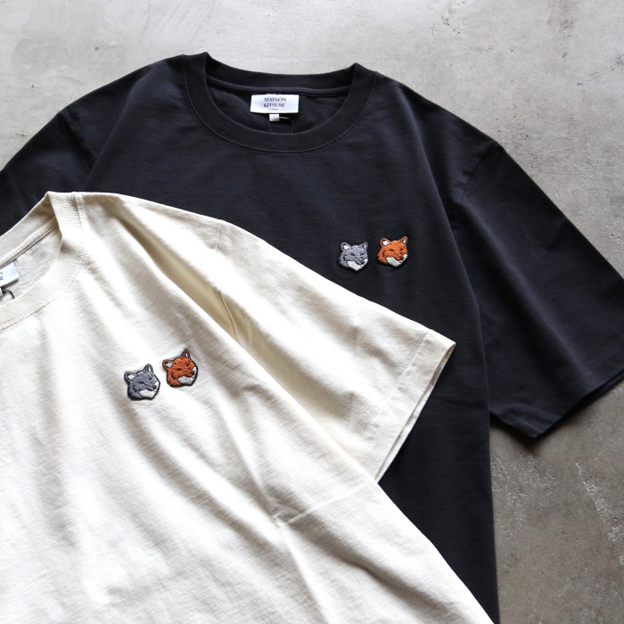 MAISON KITSUNE（メゾン キツネ） ユニセックス Tシャツ ダブル