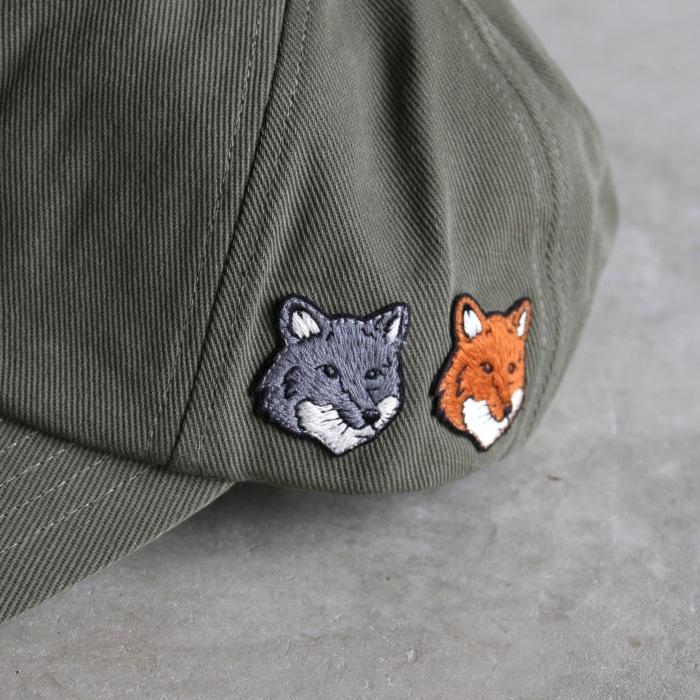 MAISON KITSUNE（メゾン キツネ） キャップ ダブル フォックスヘッド