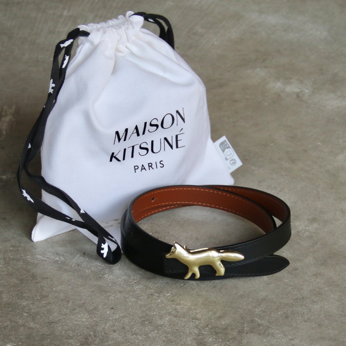 MAISON KITSUNE メゾンキツネ ベルト プロファイル フォックス