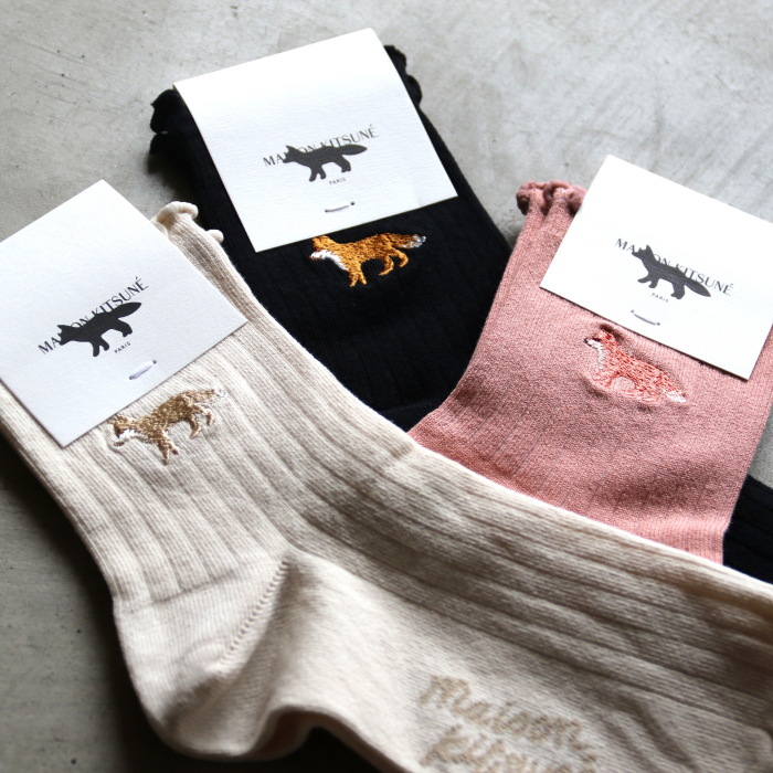 MAISON KITSUNE メゾンキツネ 靴下 ギフト ベイビー フォックス