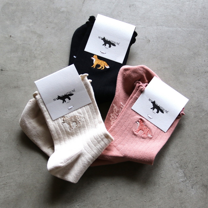 MAISON KITSUNE ベイビー フォックス ソックス ベイビー フォックス ソックス | Maison Kitsuné