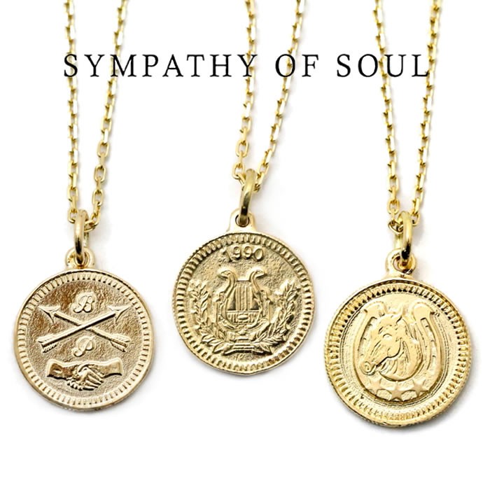 SYMPATHY OF SOUL ,シンパシーオブソウル ,Medium Coin K18YG 3種類