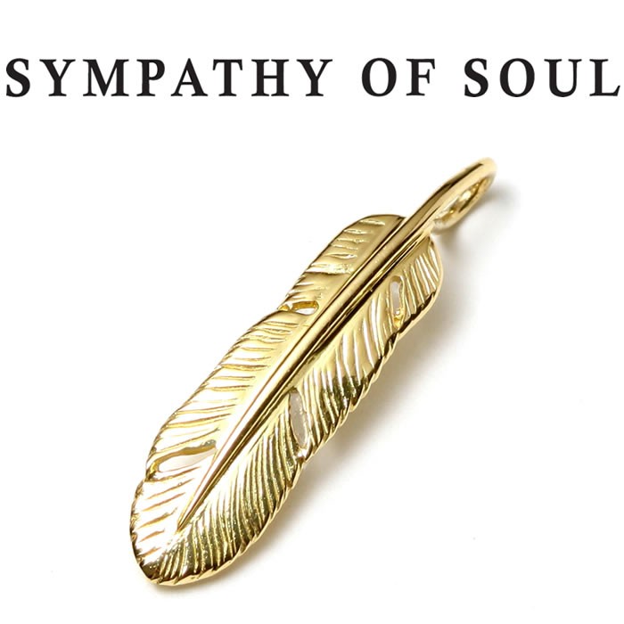 アクセサリー Sympathy of Soul Old Feather Pendant K18 Sympathy of Soul シンパシーオブソウル ネックレス K18