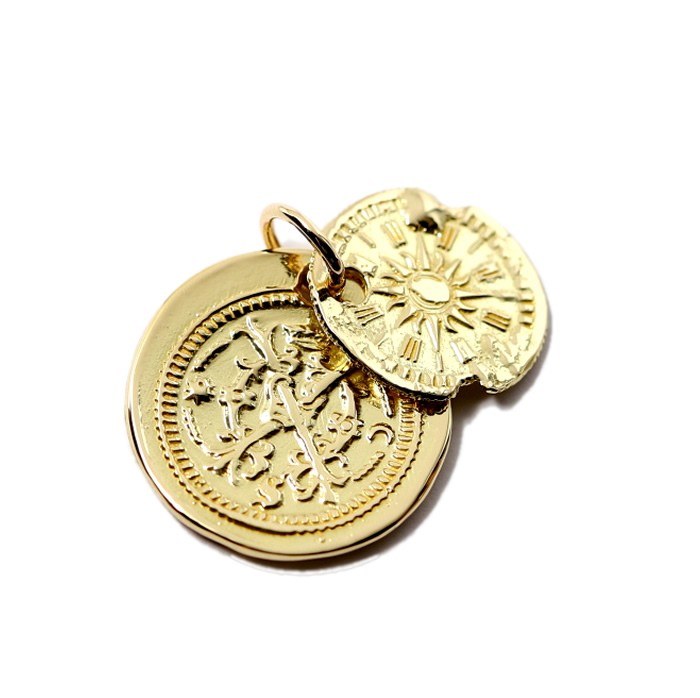 アクセサリー SYMPATHY OF SOUL B.C. Coin Stamp Bangle Layered jewelry for summer style! | SYMPATHY OF SOUL