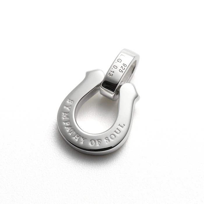 【SYMPATHY OF SOUL】XL Lux Horseshoe Pendant+ Square Chain Sympathy of Soul SYMPATHY OF SOUL 【M】ミディアム ラックス
