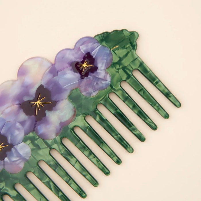ククシュゼット 正規商品 ヘア くし ブラシ コーム 花 かわいい Coucou