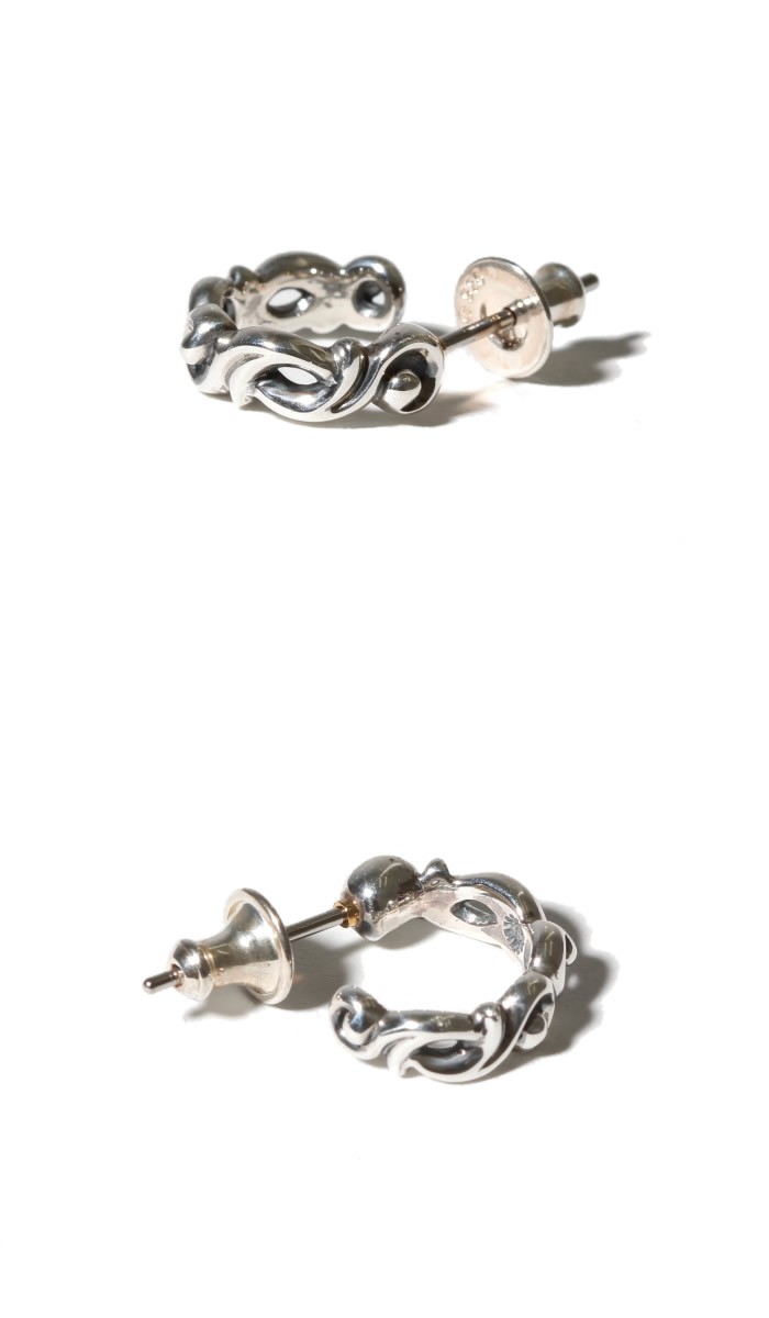 PUERTA DEL SOL プエルタデルソル ピアス フープピアス SILVER