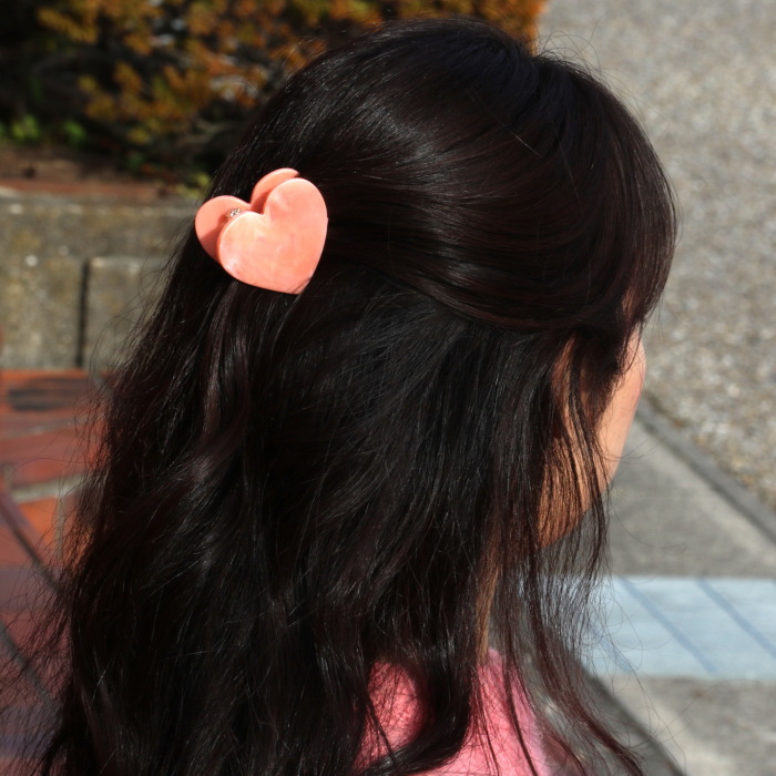 ククシュゼット 正規商品 ヘア アクセ クリップ かわいい ハート