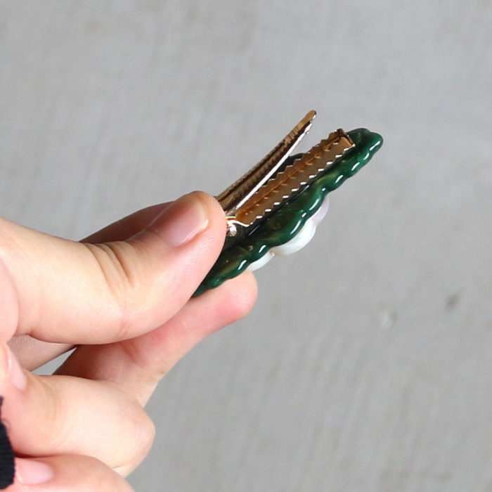ククシュゼット 正規商品 ヘアアクセ クリップ ピン ヘアピン 花