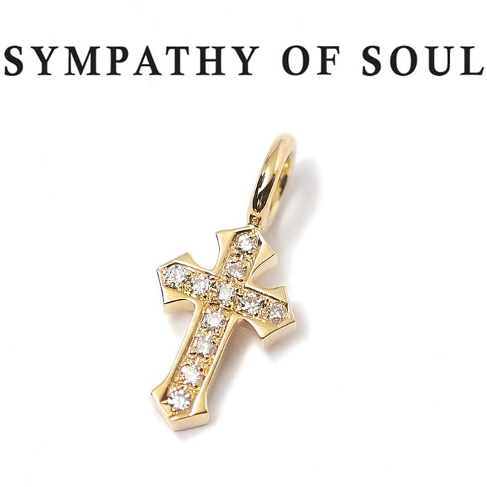 シンパシーオブソウル ホワイトゴールド クロスチャーム Let's Enjoy Layering | SYMPATHY OF SOUL（シンパシーオブソウル