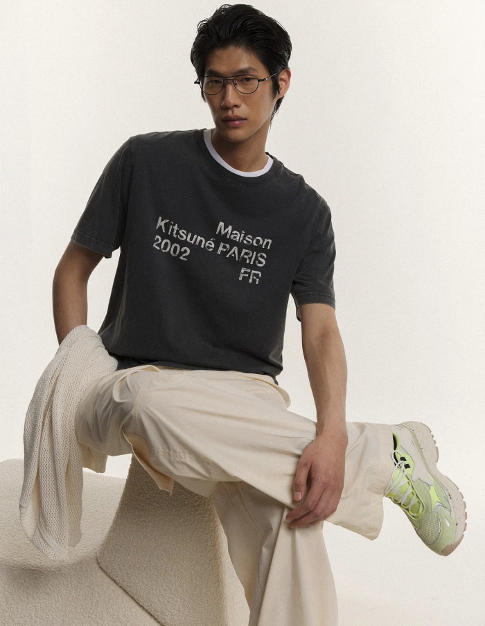 MAISON KITSUNE（メゾン キツネ） ユニセックス Tシャツ フェード
