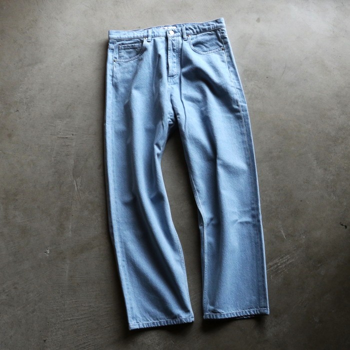 【売約済】Maison Kitsunéメゾンキツネハイウエストワイドデニムパンツ MAISON KITSUNE（メゾン キツネ） デニム ボトムス ワイド ジーンズ
