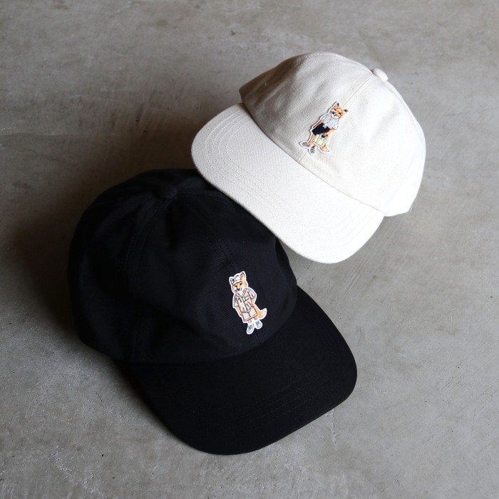 メゾンキツネ　Maison Kitsune CHILLAX FOX　キャップ MAISON KITSUNE（メゾン キツネ） キャップ ドレスド フォックス
