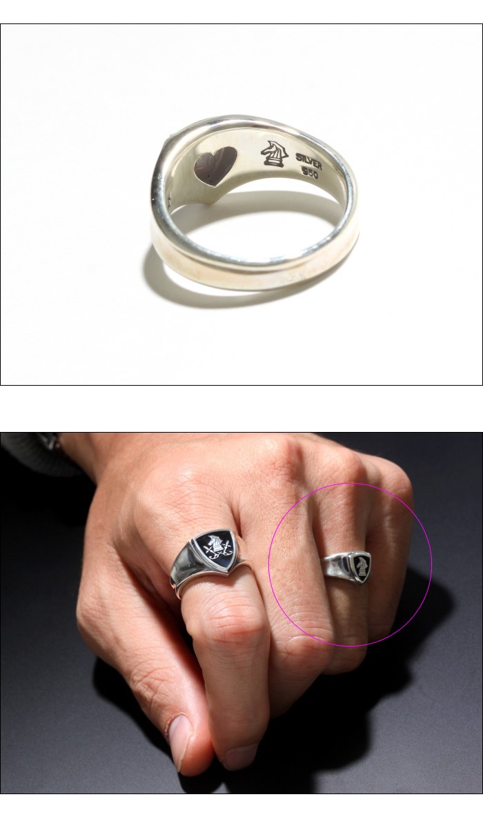 PUERTA DEL SOL（プエルタ・デル・ソル） Chess Knight Emblem Ring