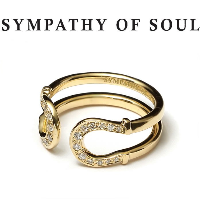 シンパシーオブソウル 指輪 SYMPATHY OF SOUL Double Horseshoe Ring