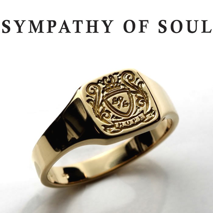 シンパシーオブソウル リング SYMPATHY OF SOUL Small Signature Ring K18Yellow Gold スモール  シグネーチャー リング K18イエローゴールド