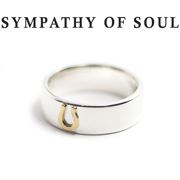 シンパシーオブソウル 指輪 SYMPATHY OF SOUL Horseshoe Charm Ring