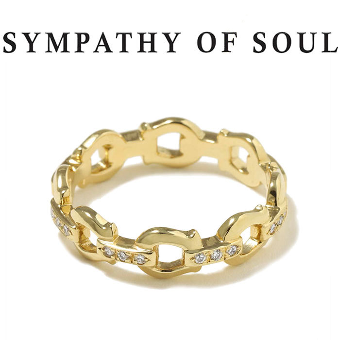 SYMPATHY OF SOUL シンパシーオブソウル K18 リング ダイヤ SYMPATHY OF SOUL（シンパシーオブソウル） Oval Signature Ring