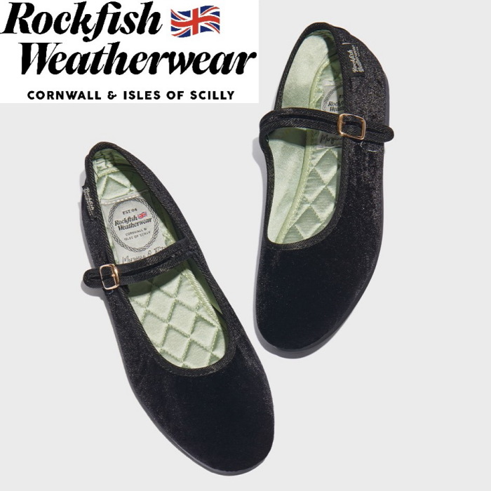 Rockfish Weatherwear バレエシューズブラック メリージェーン セール】FLATFORM STRAP MARYJANE（バレエシューズ）｜ROCKFISH