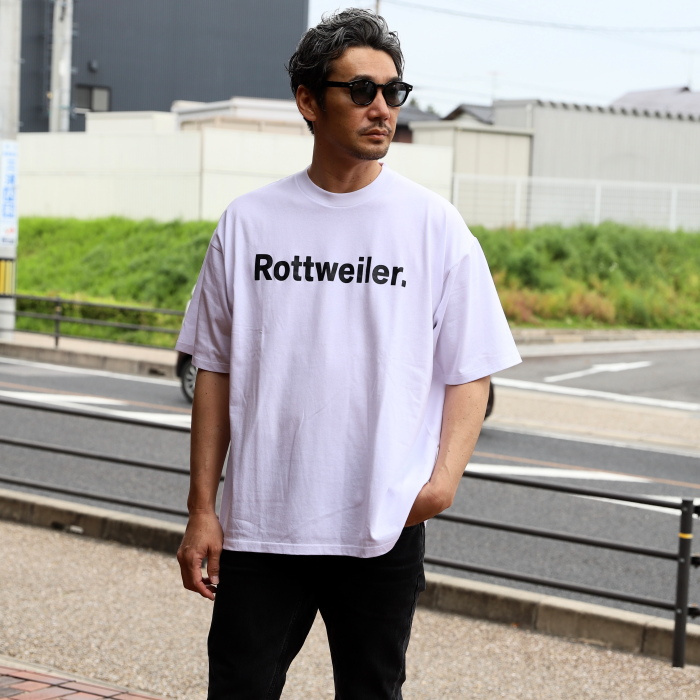 ROTTWEILER ロンT WHITE Mサイズ ロットワイラー ROTTWEILER ロットワイラー Tシャツ ロンT プリント 長袖 R9 LS