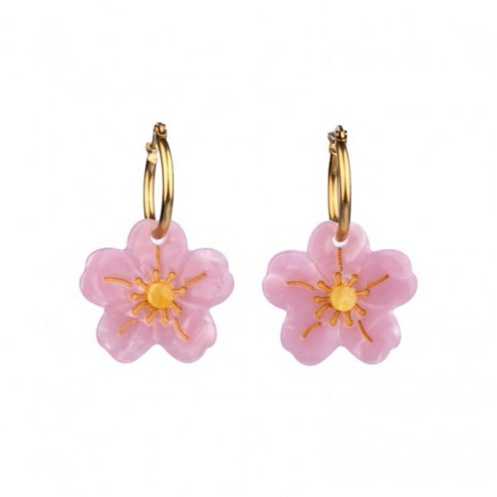 ククシュゼット 正規商品 ピアス レディース 両耳用 桜 花 かわいい